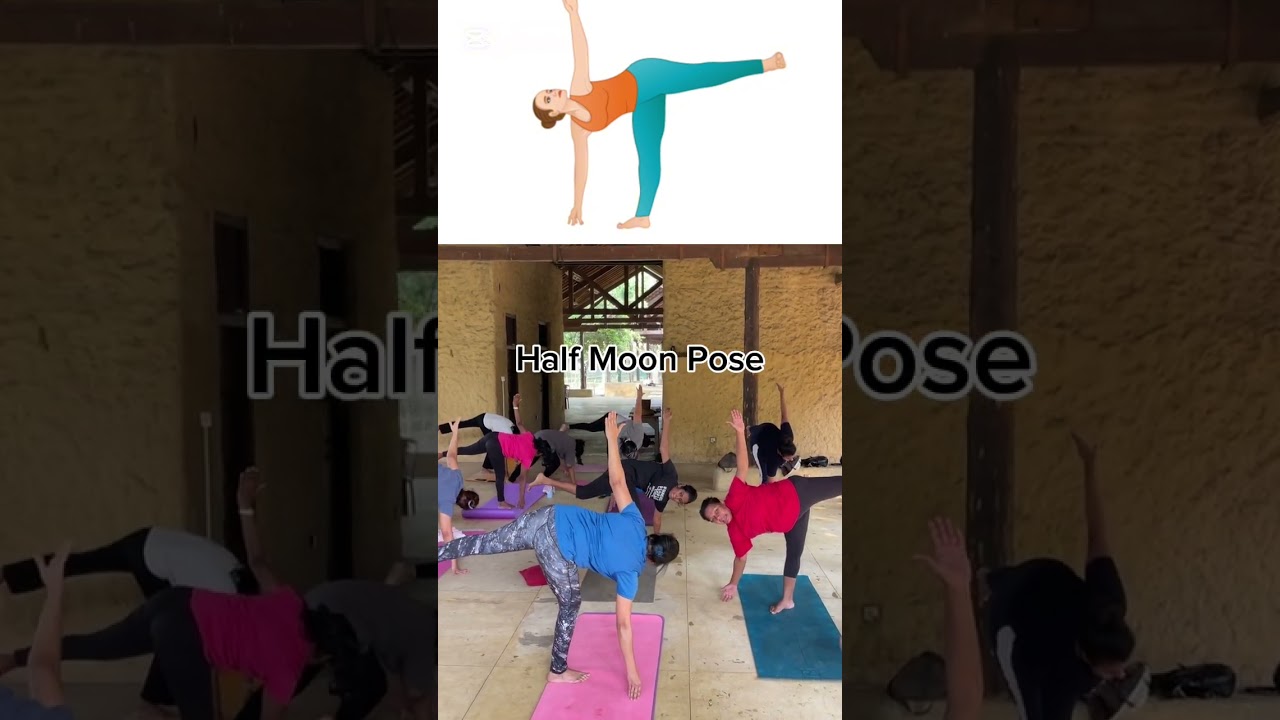 Half moon Pose 🧘‍♂️