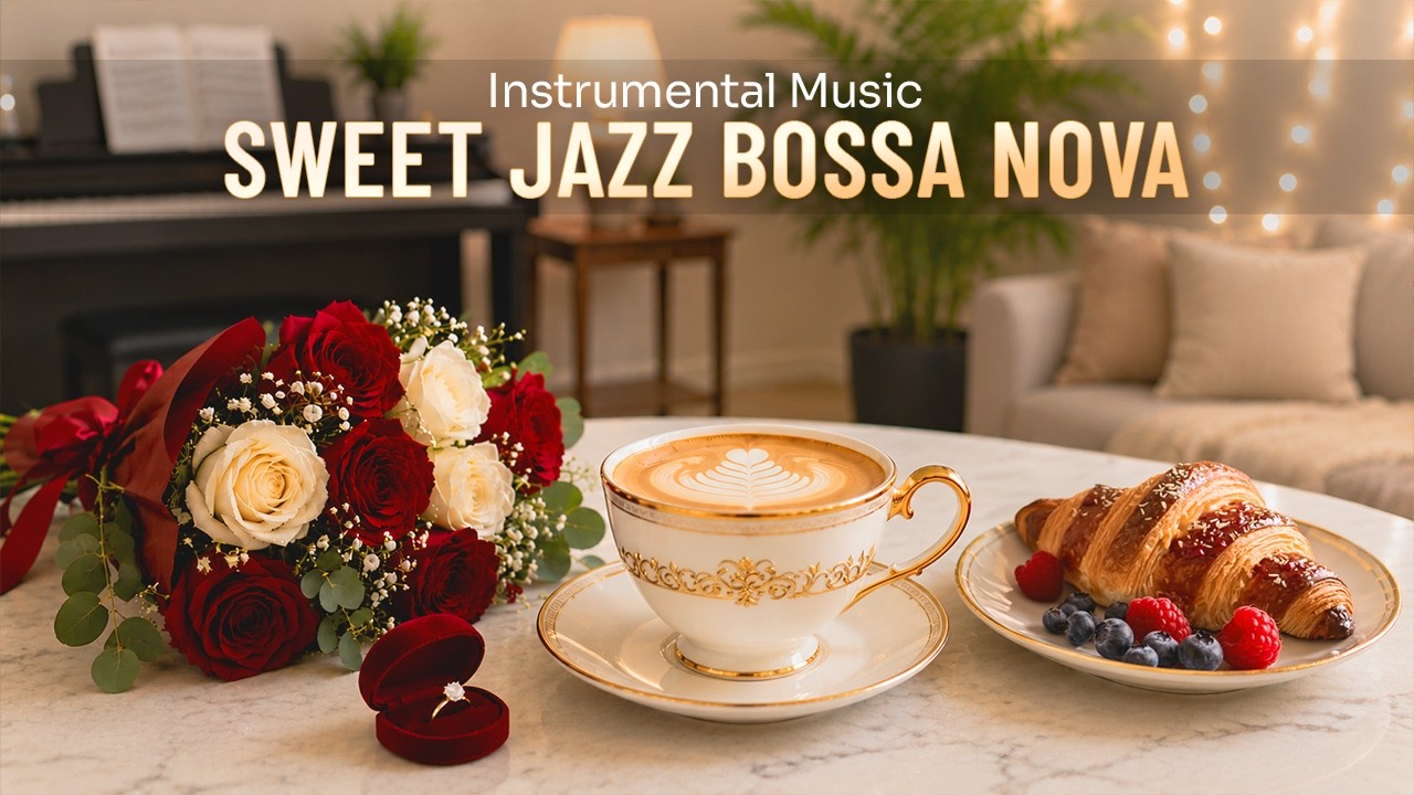 Sweet Morning Jazz ☕ Relaxing Coffee Jazz & Soft Bossa Nova Piano for Good Mood