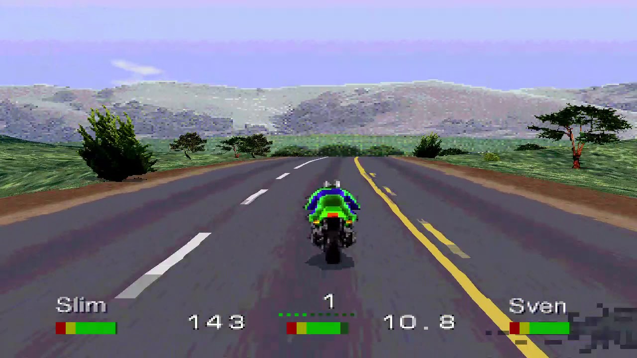 Road Rash - Napa Valley Level 5 with 750cc Kamikaze 750N