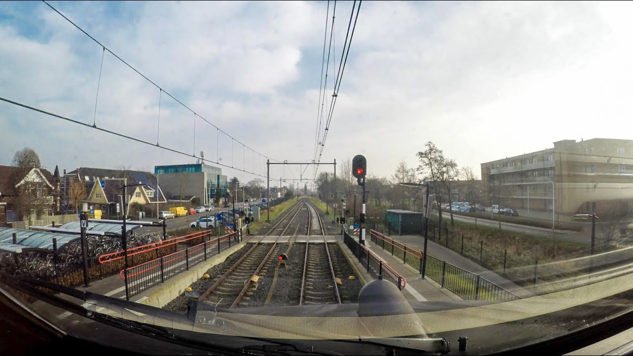 Train Cab Ride NL / Leiden – Alphen a/d Rijn – Woerden – Utrecht / ICM Intercity / Jan 2018