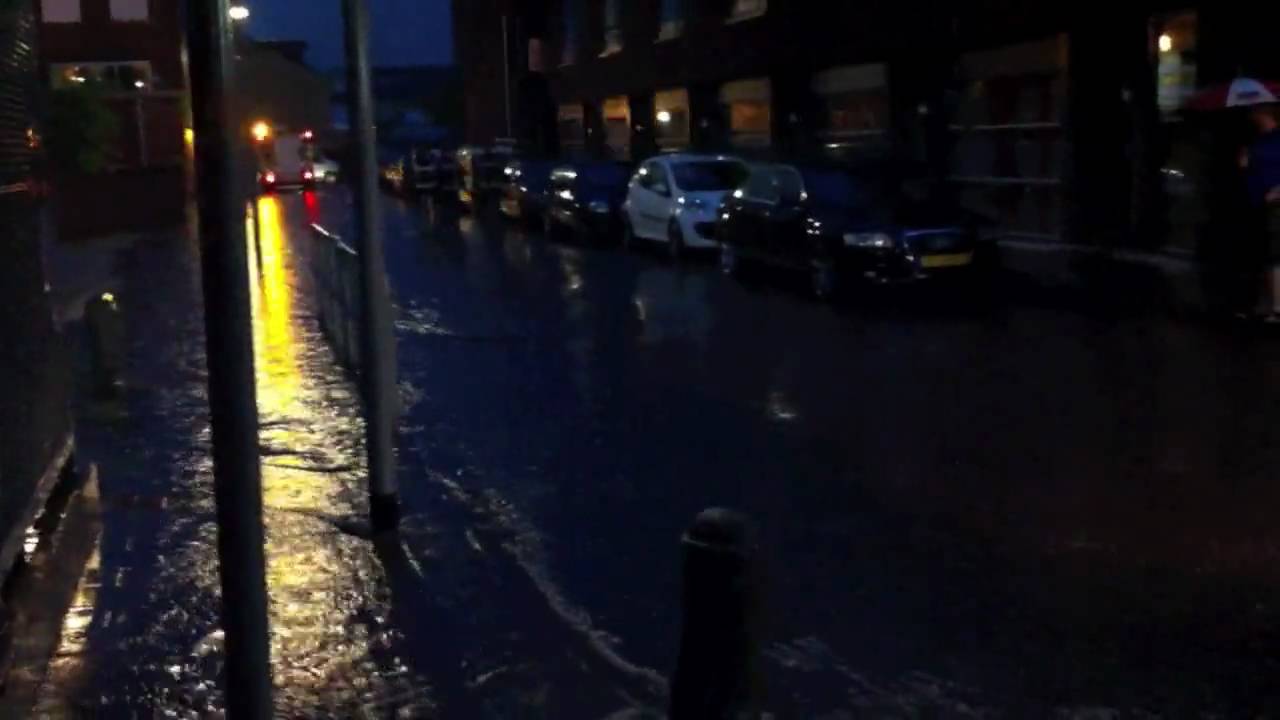 Wateroverlast in Maassluis