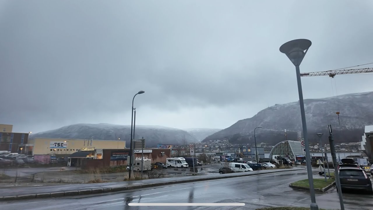Ambience ASMR- Walking around Tromso, Norway