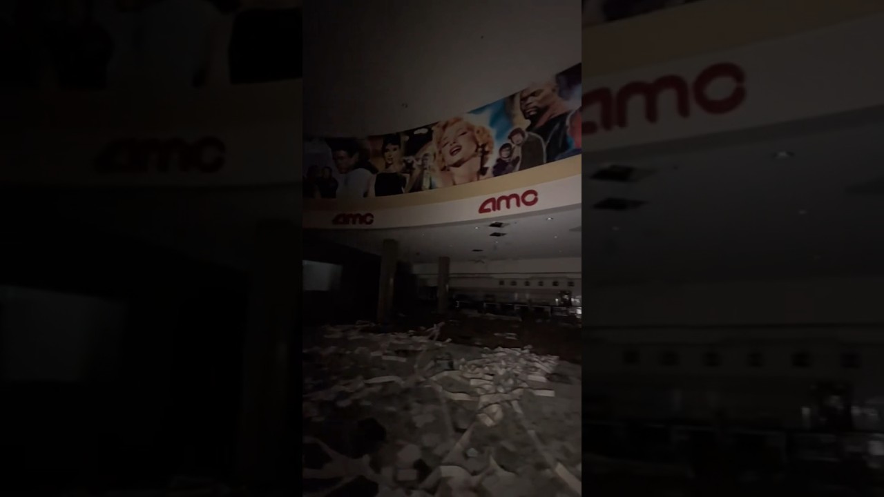 Заброшенный кинотеатр AMC в заброшенном торговом центре! 