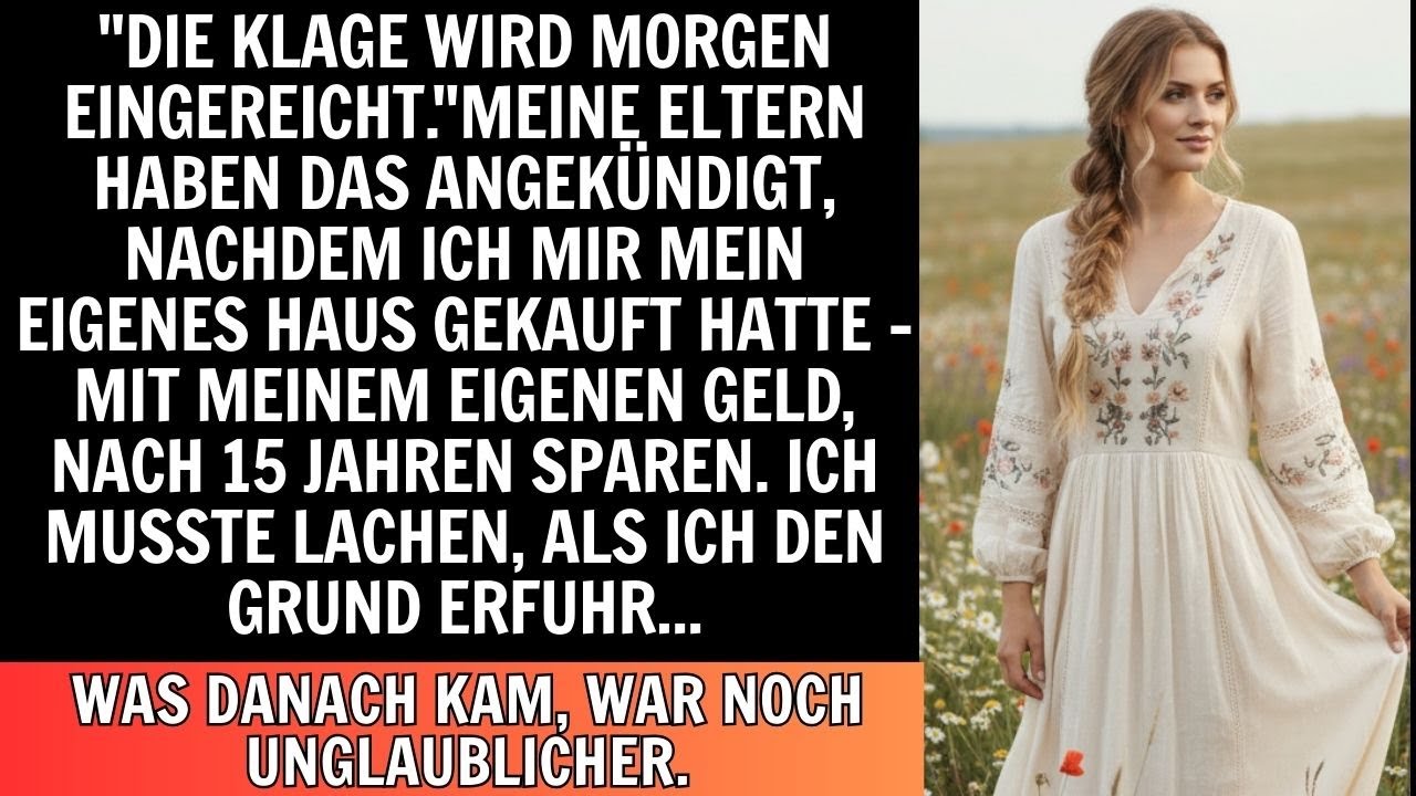Eltern verklagten mich, weil ich ein Haus gekauft habe – doch als der Richter nur eine Frage stellte