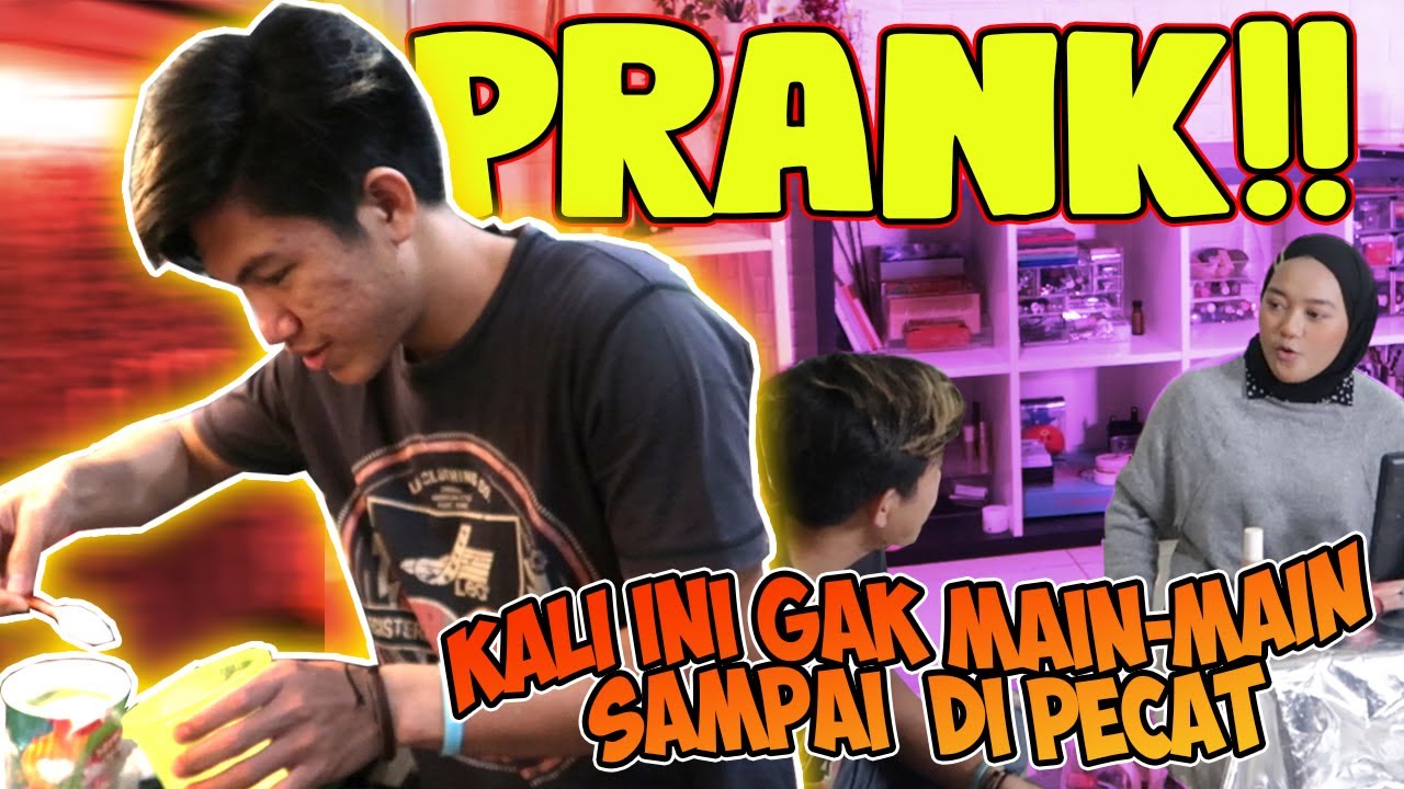 NGE-PRANK INDIRA JUS NYA DIKASIH GAREM!! INDIRA MARAH BESAR!!