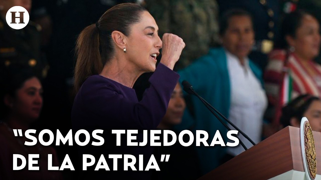 Claudia Sheinbaum conmemora 8M en homenaje a las mujeres de las Fuerzas Armadas