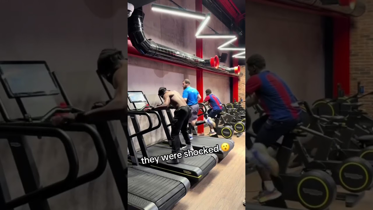 I am the fastest in the world? 💪😎😱 #prank  #gym  #fitness  #funny  #short
