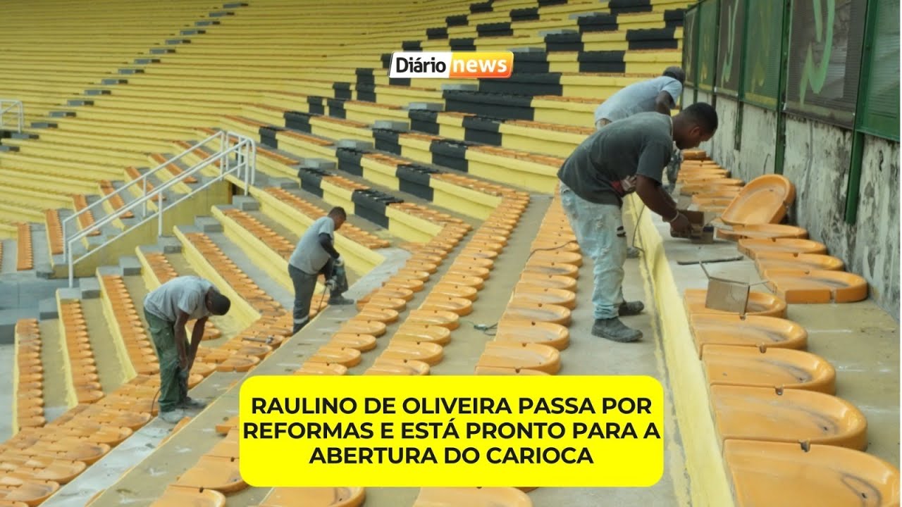 RAULINO DE OLIVEIRA PASSA POR REFORMAS E ESTÁ PRONTO PARA A ABERTURA DO CARIOCA