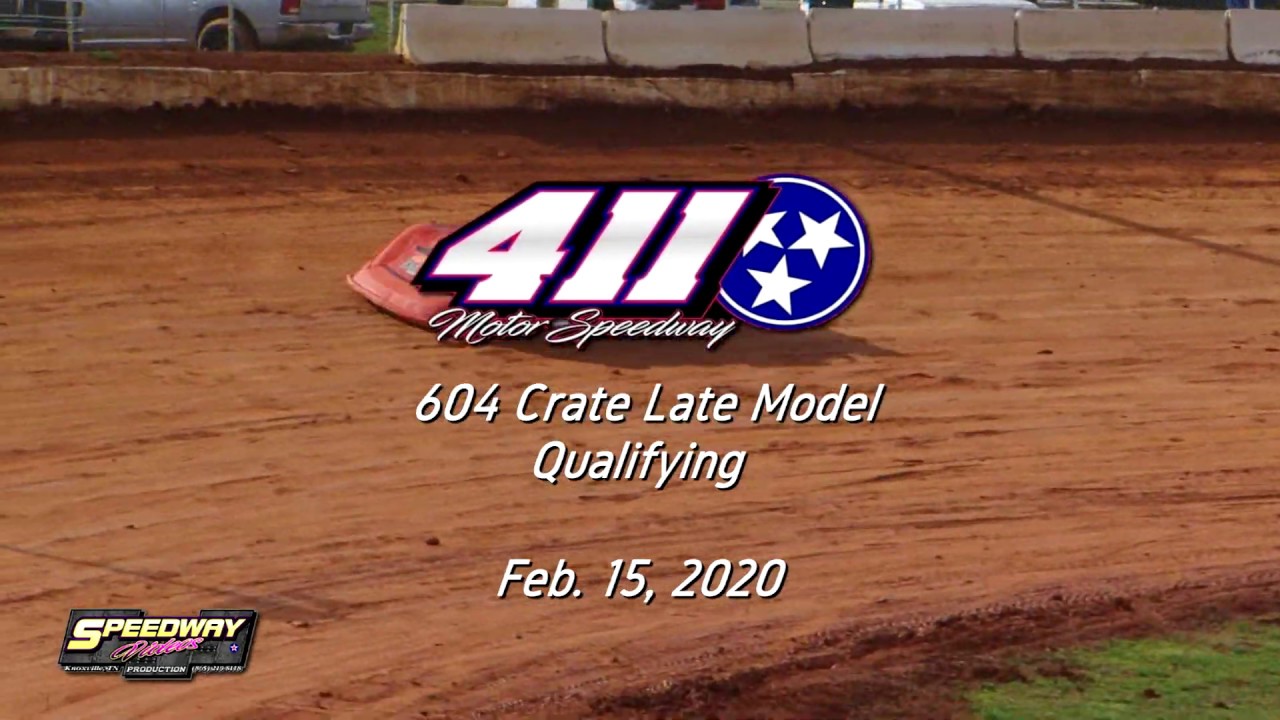 Qualifying 604 Crate Late Model @ 411 Motor Speedway Feb  15, 2020