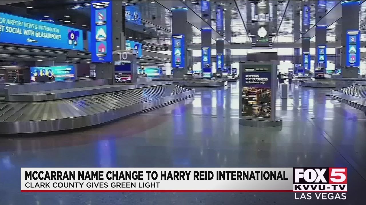 Переименование аэропорта Маккаран в Международный аэропорт имени Гарри Рида