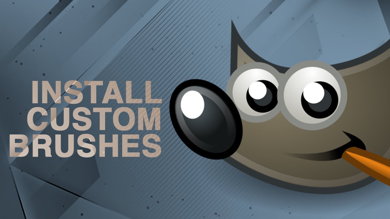 How to Install Custom Brushes in Gimp