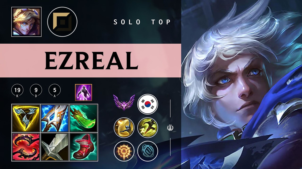 Ezreal Top vs Ambessa - KR Master Patch 26.04