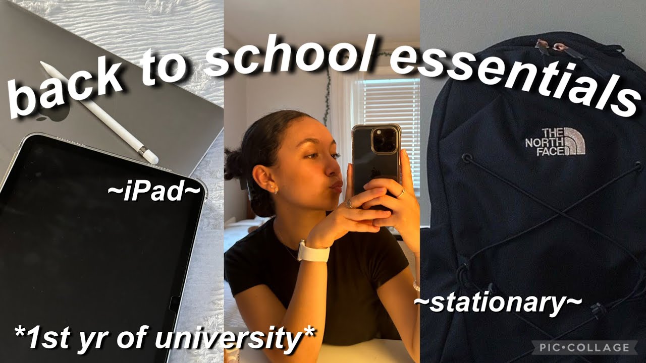 BACK TO SCHOOL ESSENTIALS 1st year of UNIVERSITY