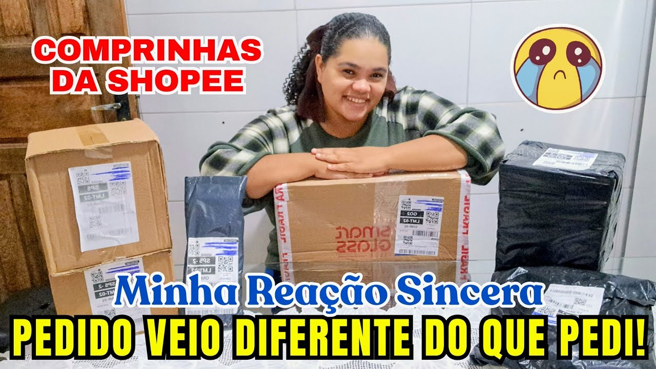 COMPRINHAS DA SHOPEE PARA CASA | MEU PEDIDO VEIO DIFERENTE DO QUE PEDI | Dia Com Rotina 