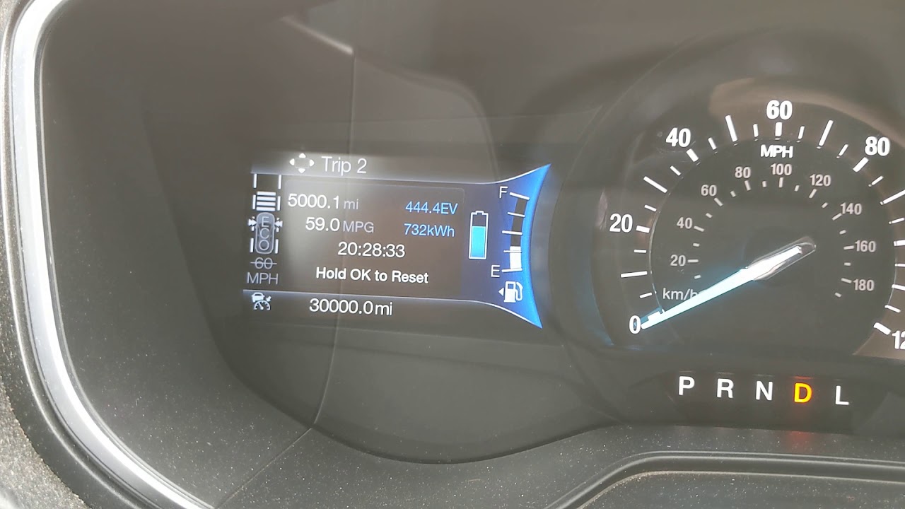 Ford Fusion Hybrid Energi 2019 Fuel Efficiency first 30,000 miles