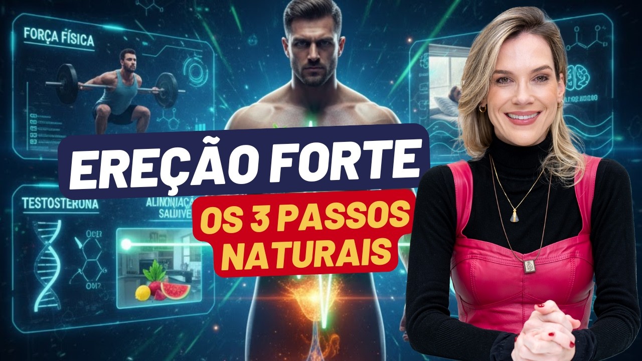 03 PASSOS PARA EREÇÃO MAIS FORTE SEM MEDICAÇÃO
