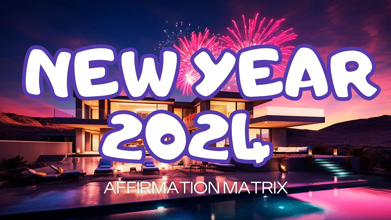 New Year 2024 Affirmations To Manifest Your Best Year I Ambient Piano Meditation Music