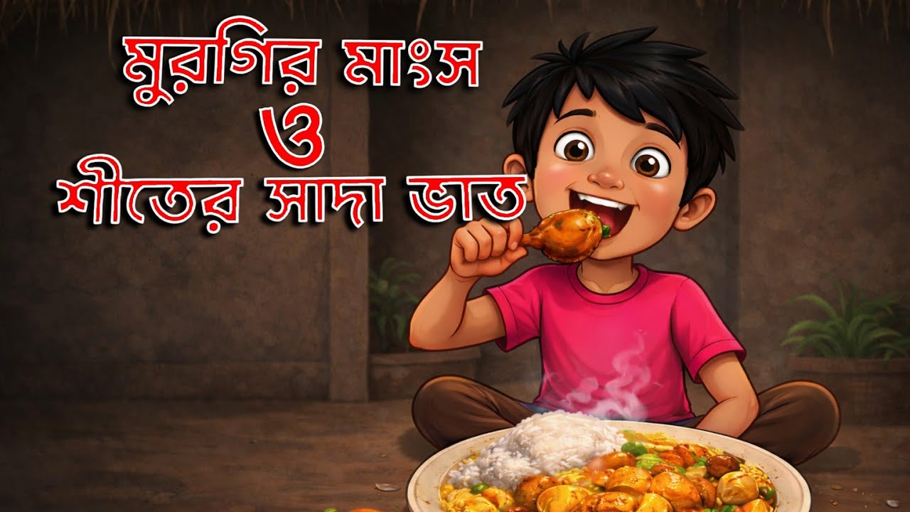 শীতের সাদা ভাত ও মুরগির মাংস | Moral Story | Fairy tales | Rupkothar Golpo | Toon Fable Bangla 