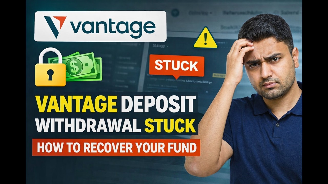 Vantage Deposit Withdrawal Stuck 😡 | How to Recover Your Fund (Full Guide)