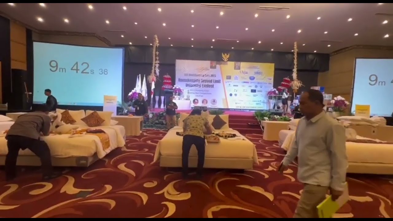 JUARA 1 MAKING BED CONTEST #HOUSEKEEPING