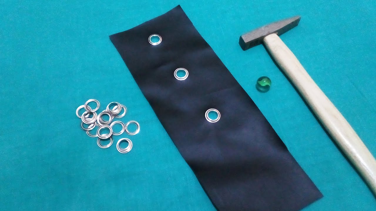 How to Install Eyelets Without a Tool - Very Easy !!!
