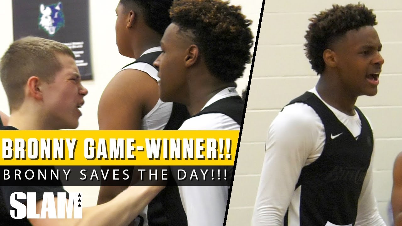 Bronny James hits EPIC GAME-WINNER? Blue Chips & Blake Griffin's Team 3OT 🔥