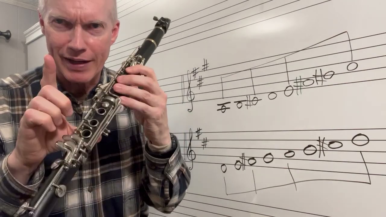 Clarinet A & D Scales