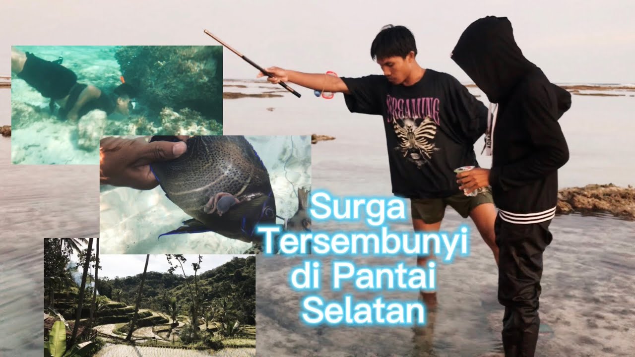 Surga Tersembunyi di Pantai Selatan 😱 Menemukan Spot Memancing Terbaik |vlog