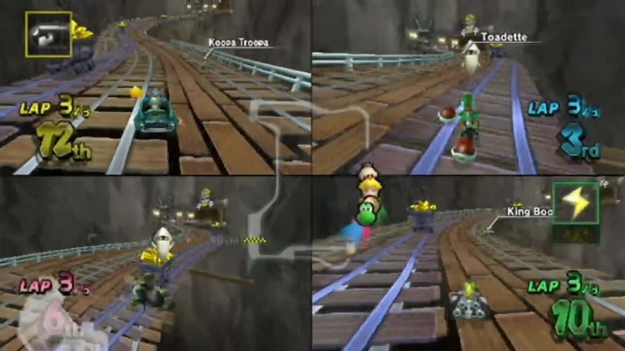 Mario Kart Wii - 4-Player VS:  16 - Back to the Flame Flyer