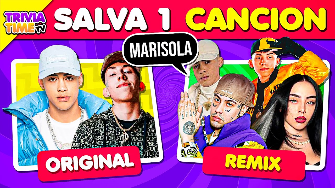 Remix VS Original ¿Cuál SALVAS? 🤔🆚🎶 | Salva Una Canción - TriviaTime