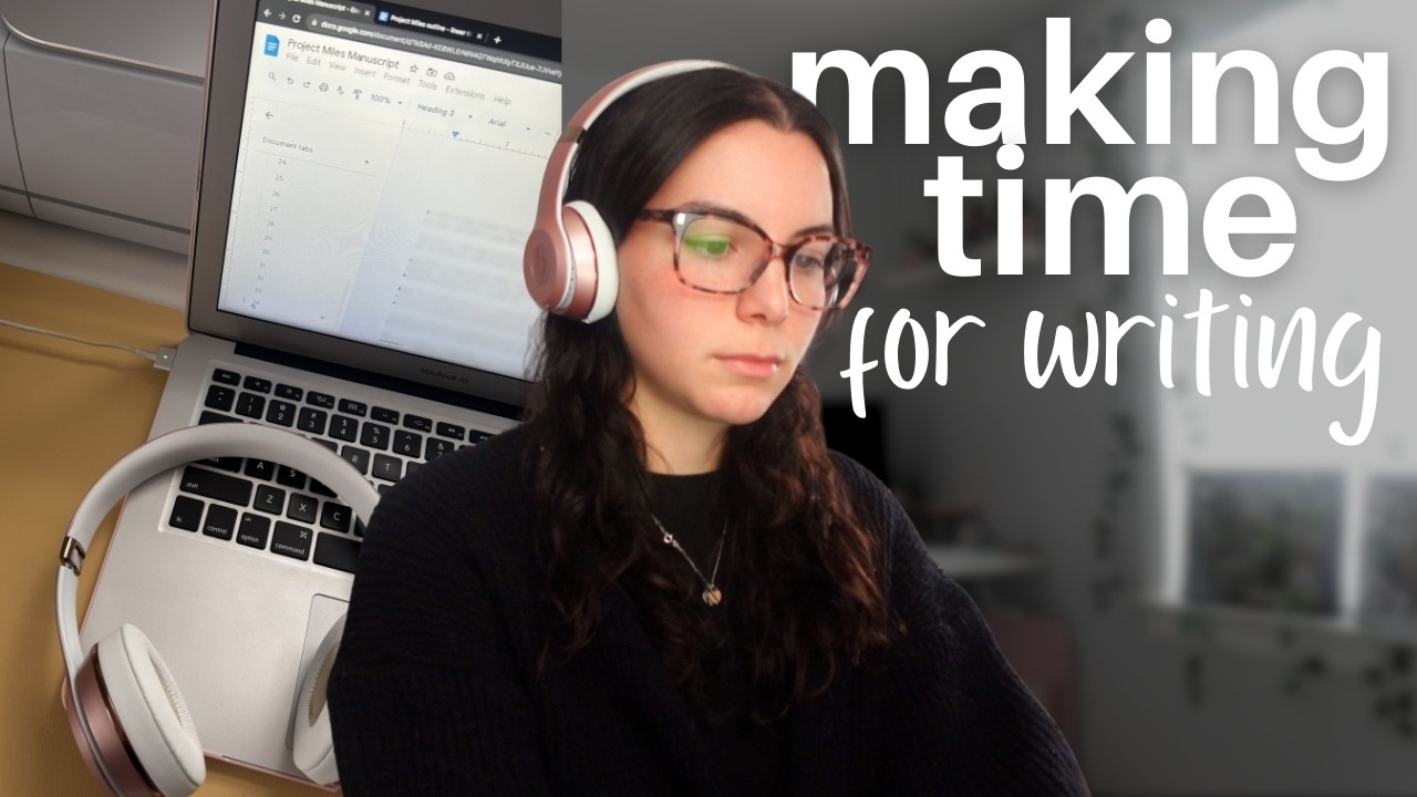 writing (even when my brain is distracted) | realistic writing vlog