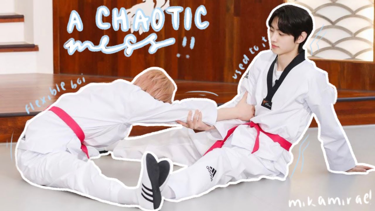 enhypen doing taekwando was a chaotic mess