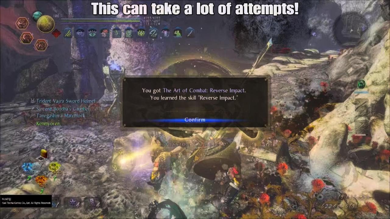 Nioh 2 - Fast & easy Reverse Impact farming guide