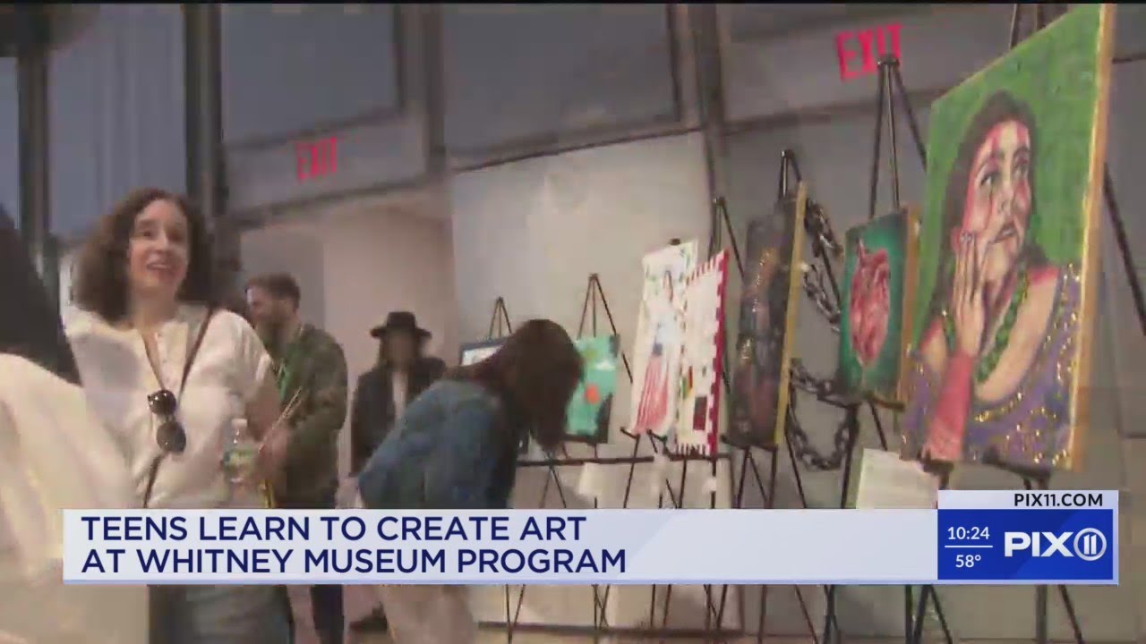 Teens learn to create art at Whitney Museum program