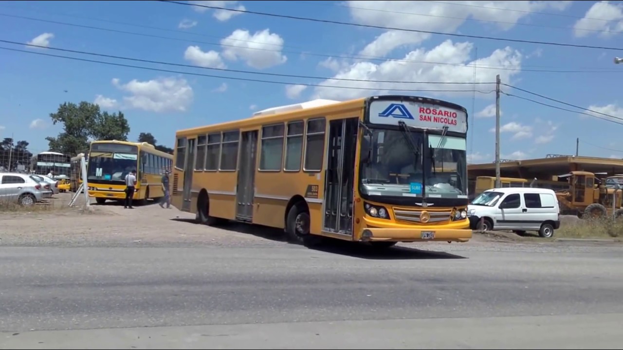 Salidas del taller de Rosario Bus Villa Constitución ( O500U, 18-280 y OF1722 )