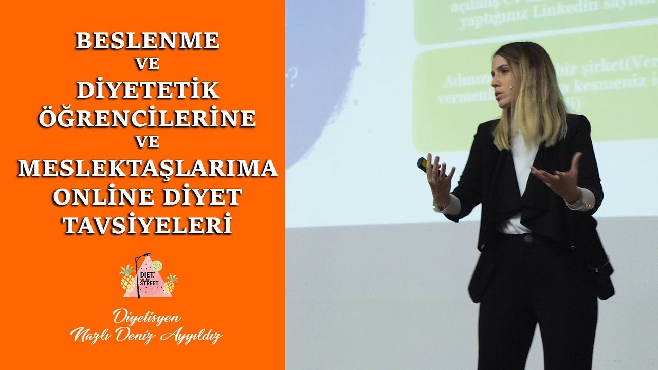 Beslenme ve Diyetetik Ogrencilerine ve Meslektaslarima Online Diyet Tavsiyeleri