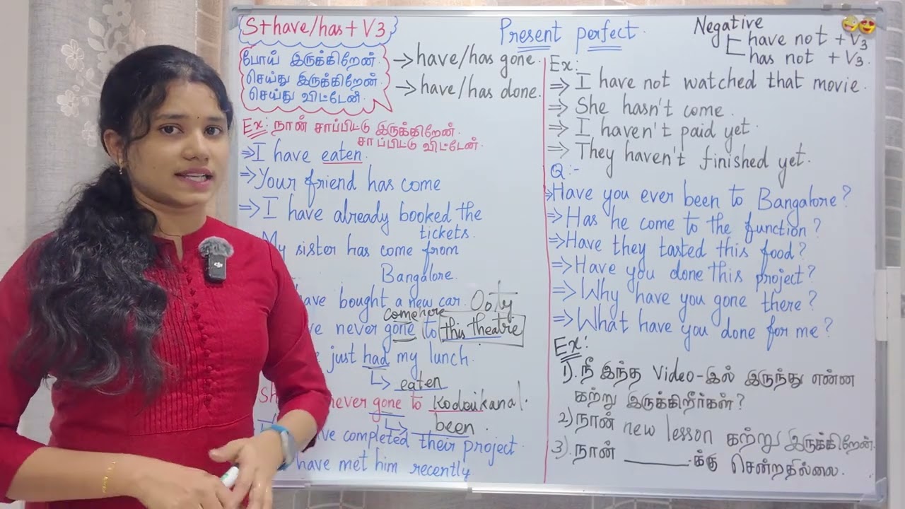 Day - 23 | Present perfect Tense | Full Explanation | Spoken English in Tamil | Grammar Class