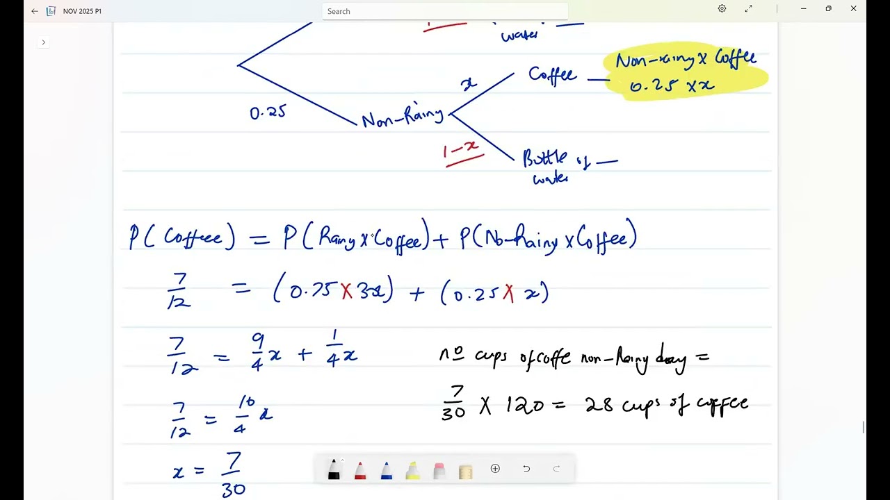 GRADE 12|MATHS P1|NOV 2025|Q11-PROBABILITY