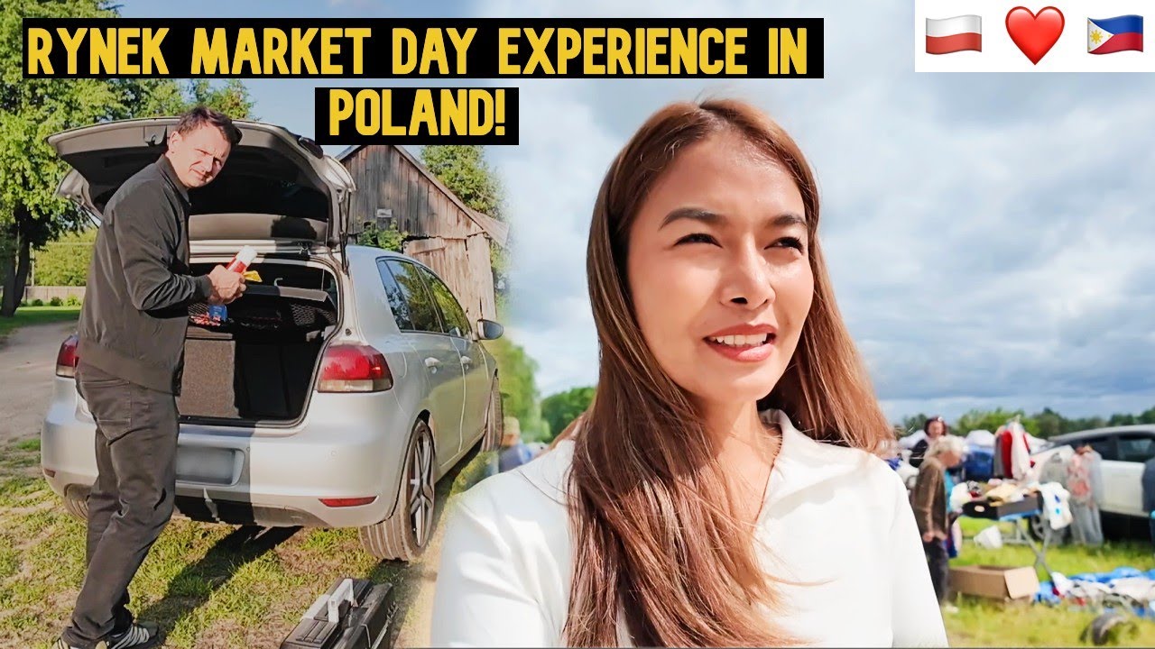 Filipinka Na Rynku w Polsce Market Day In Poland