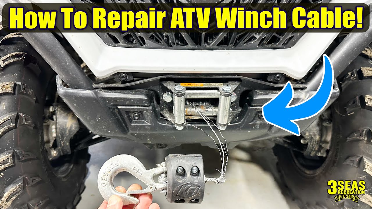 SNAPPED ATV WINCH Cable! The Quickest & Cheapest Way to Fix It (FULL Guide)
