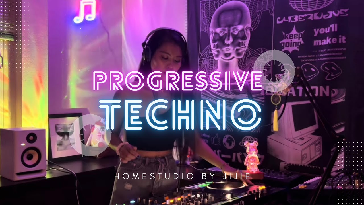 JIJIE - Live Set | Home-studio @ Bangkok, Thailand / Progressive & Melodic Techno Mix