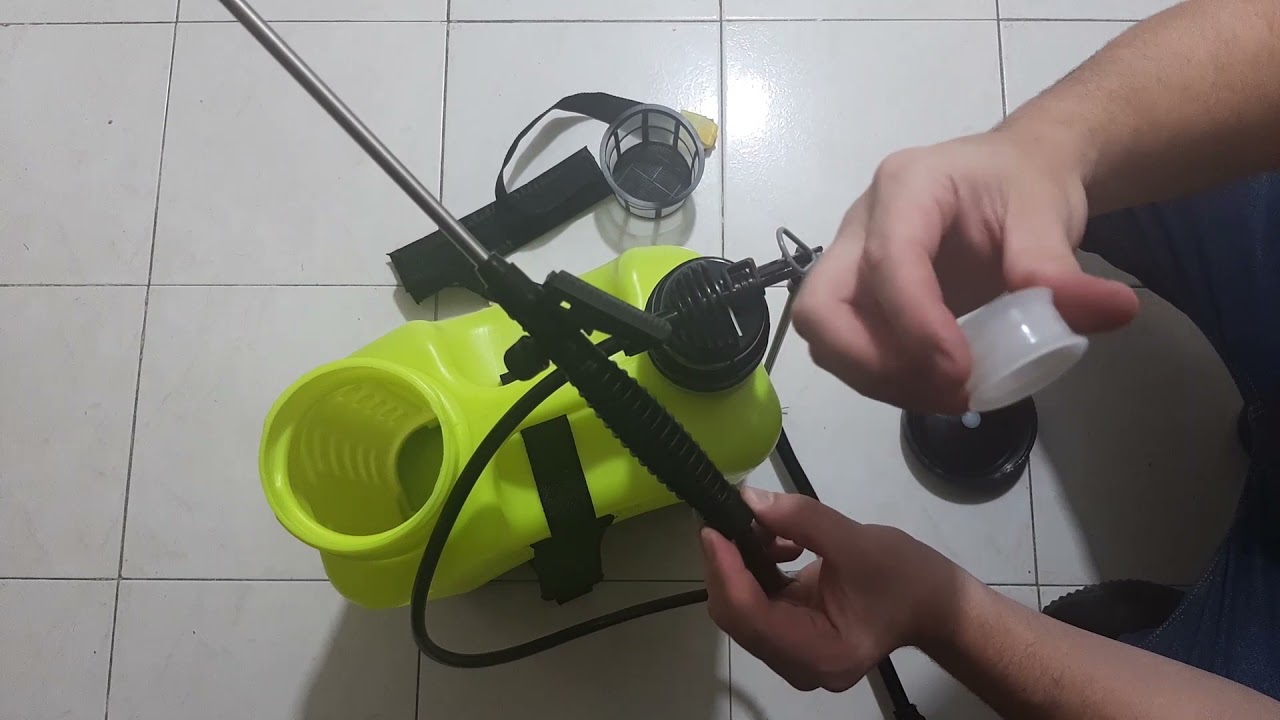 BOMBA FUMIGADORA O CACORRO DE 16 LITROS ARMADO TUTORIAL