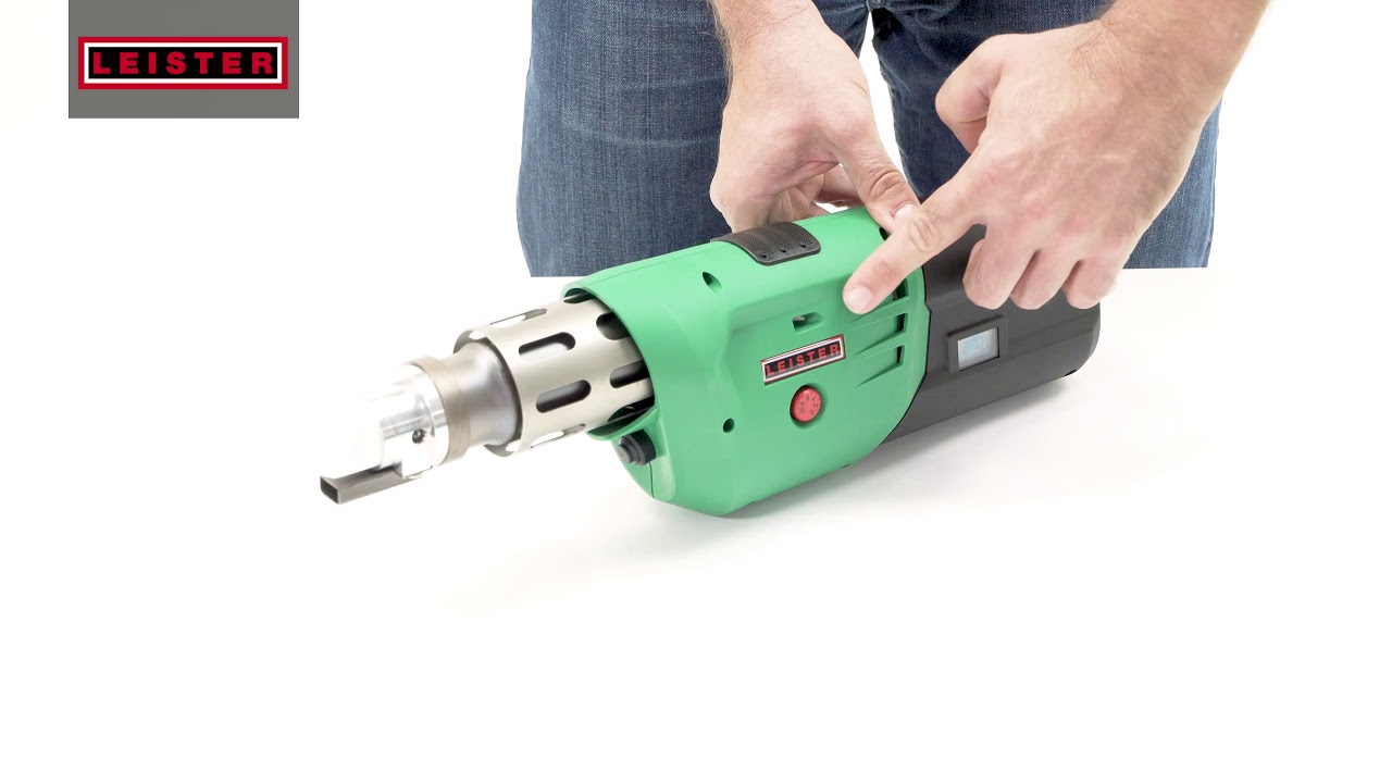 Leister Tutorial | FUSION 1 - Extruder welder set up
