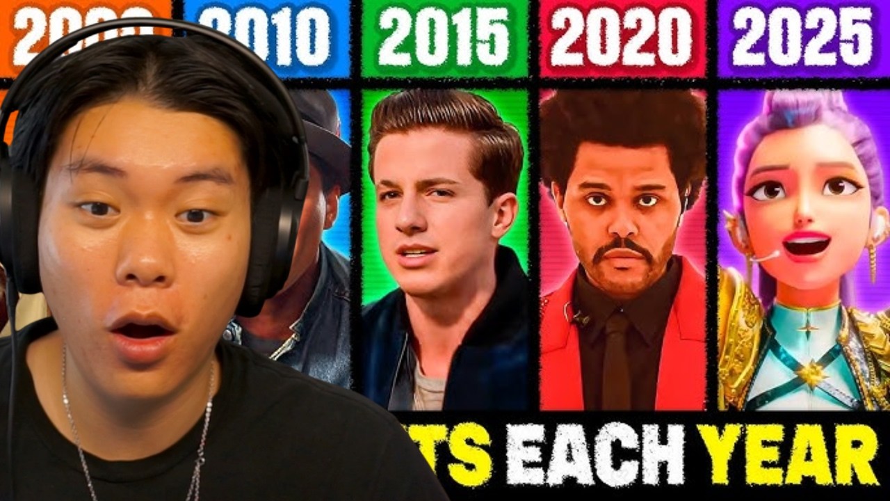 Antho Reacts to Top 5 Biggest Hits of Each Year! (2000 - 2025)