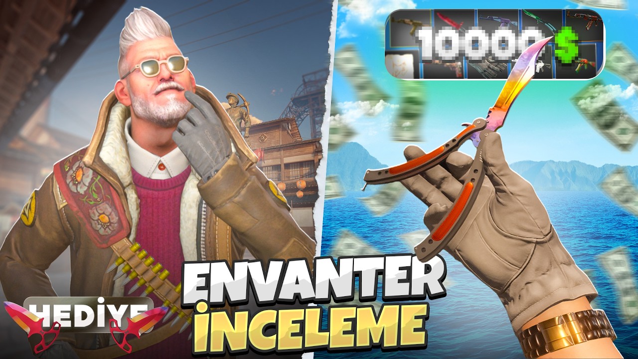 ÇOK GÜZEL ENVANTERLER - İZLEYİCİLERİMİN CS2 ENVANTERLERİNİ İNCELİYORUM (BIÇAK HEDİYE)