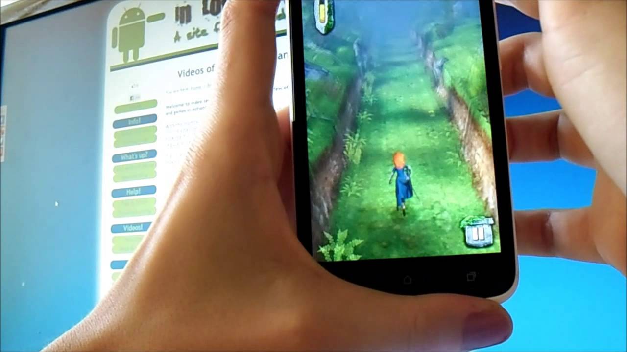 Android Disney games -Temple Run: Brave. Gameplay.