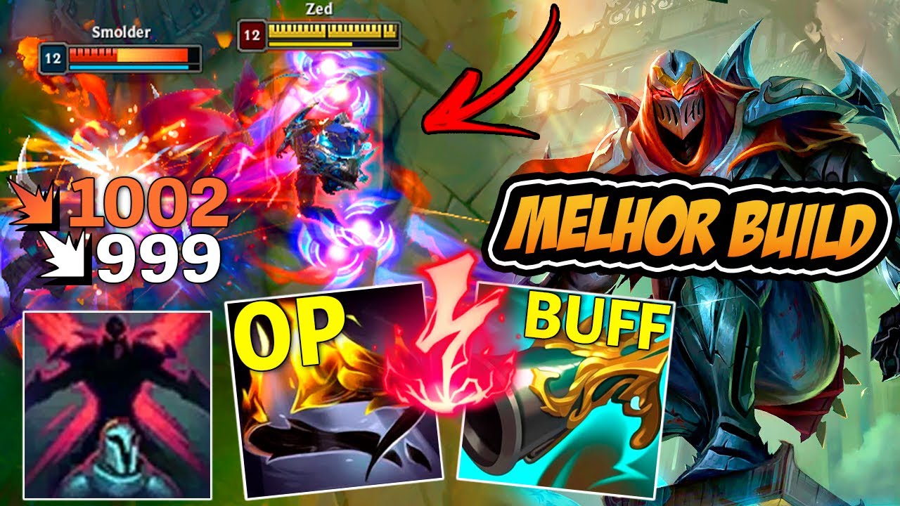 A NOVA MELHOR BUILD COREANA DO ZED DÁ INSTAKILL EM UM COMBO - LEAGUE OF LEGENDS