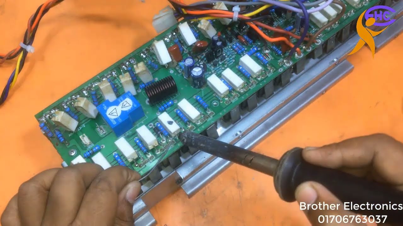 How to repair amplifier Ahuja amplifier Electronics