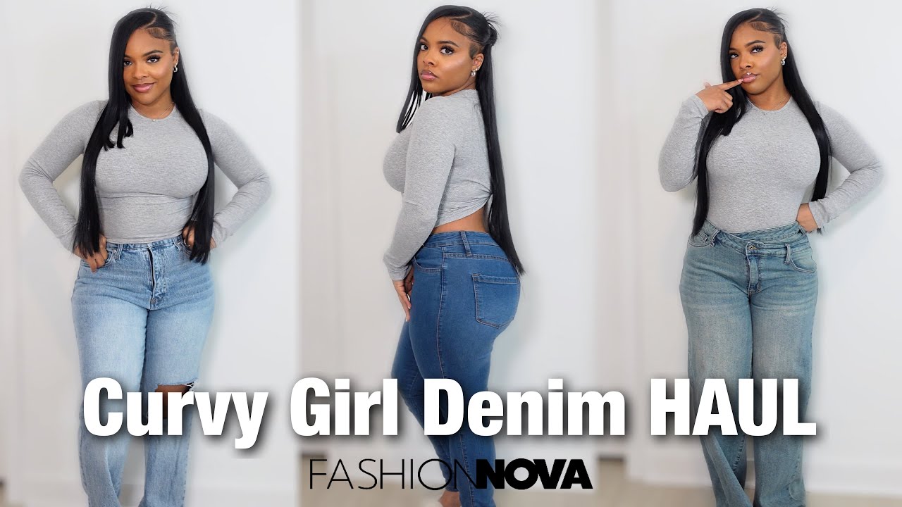 BEST DENIM JEANS HAUL 👖 💕( THICK/ CURVY GIRL FRIENDLY )  ft. Fashion Nova