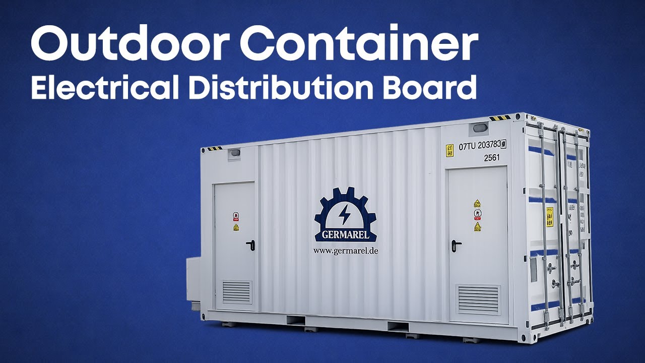 Outdoor Container Electrical Distribution Board with 1000kVA Frequency Converter for Romania//Part 1